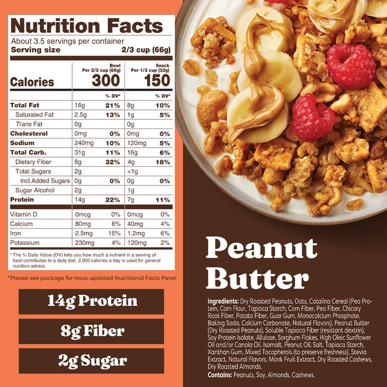 Peanut Butter Granola - Clean Style