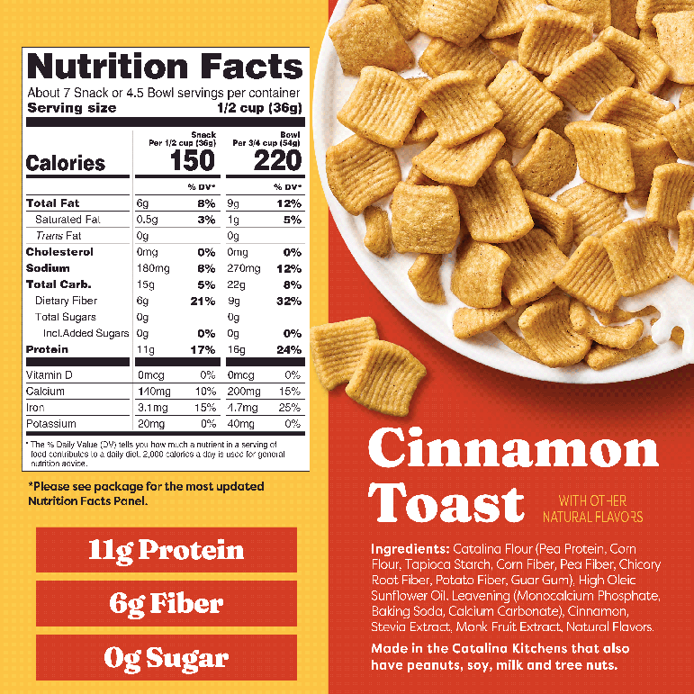 Cinnamon Toast Cereal - Active Ready