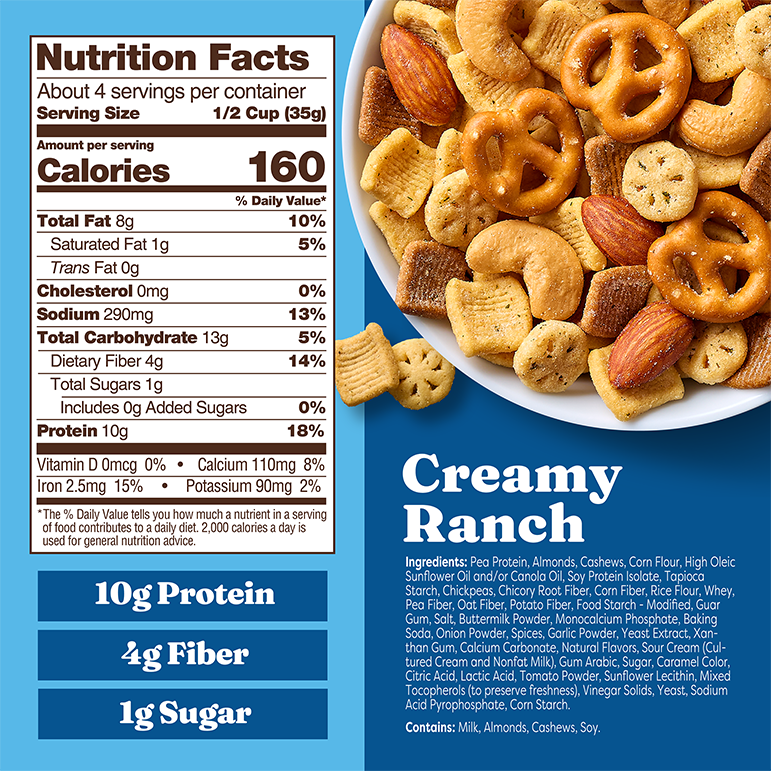 Creamy Ranch Snack Mix - Classic Finish