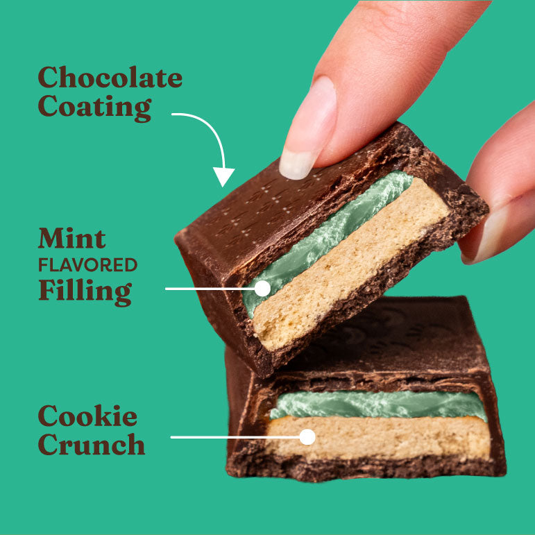 Mint Chocolate Cookie Bars - Simple Use