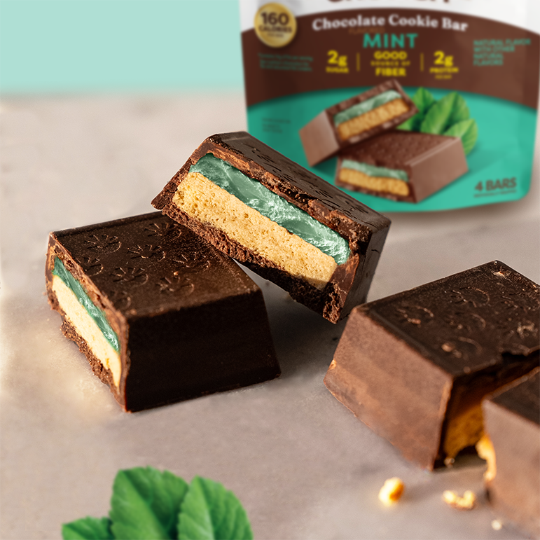 Mint Chocolate Cookie Bars - Simple Use