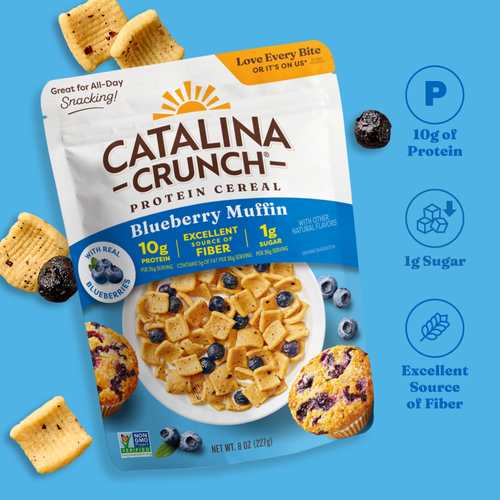 Blueberry Muffin with Blueberries Cereal - Easy Choice