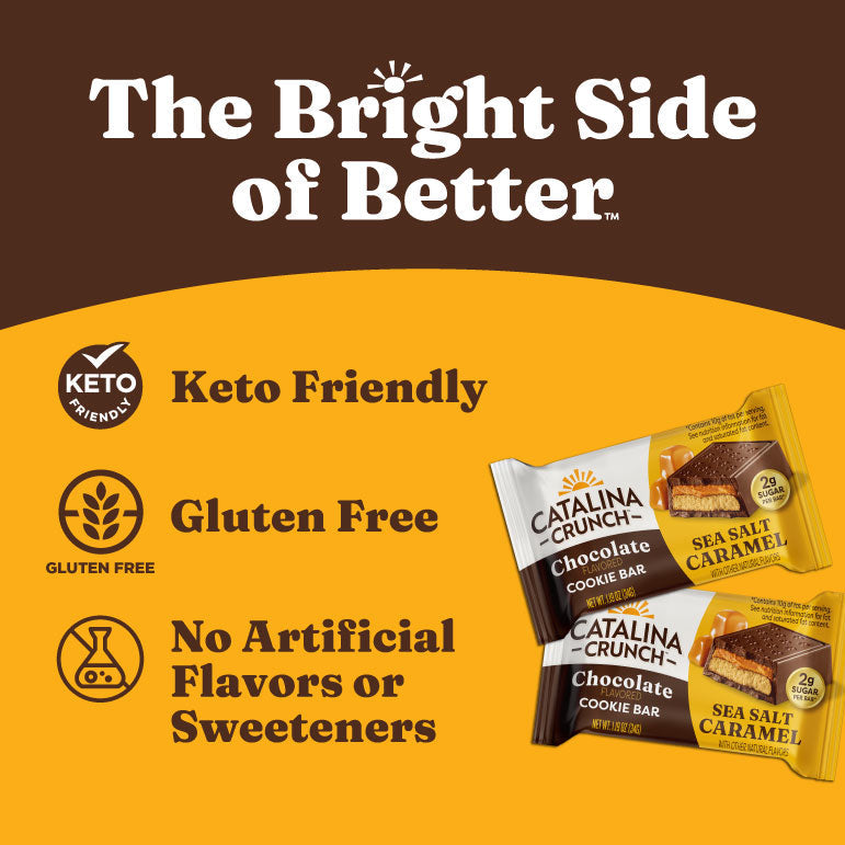 Sea Salt Caramel Chocolate Cookie Bars - Premium Choice